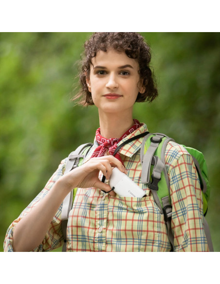 PowerShot ZOOM Compatta in stile Monocolo Kit Essenziale Bianco